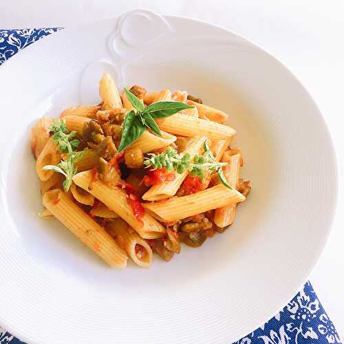 Penne aux aubergines | Citronelle and Cardamome