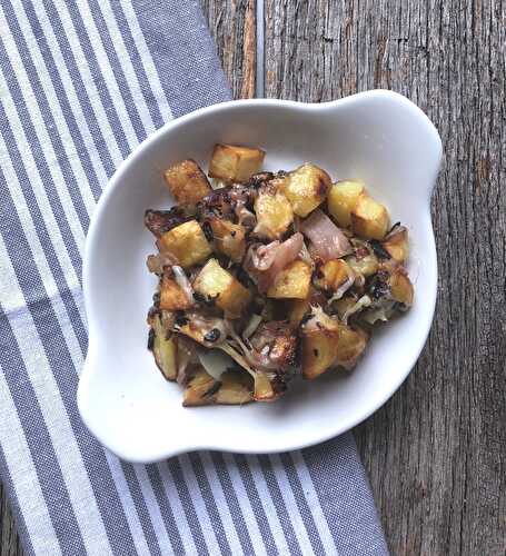 Poêlée de pommes de terre au fromage à raclette