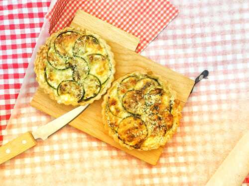 Quiche aux courgettes croustillantes dessous