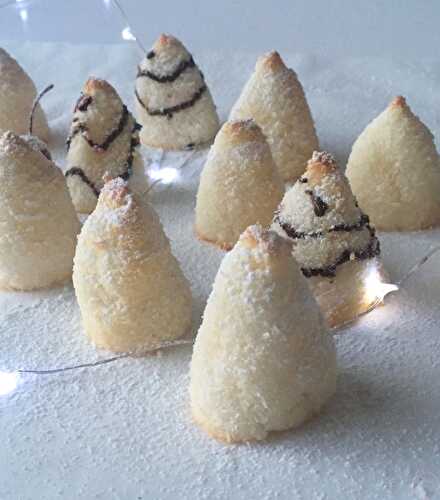 Sapins en noix de coco - biscuits de Noël Citronelle and Cardamome