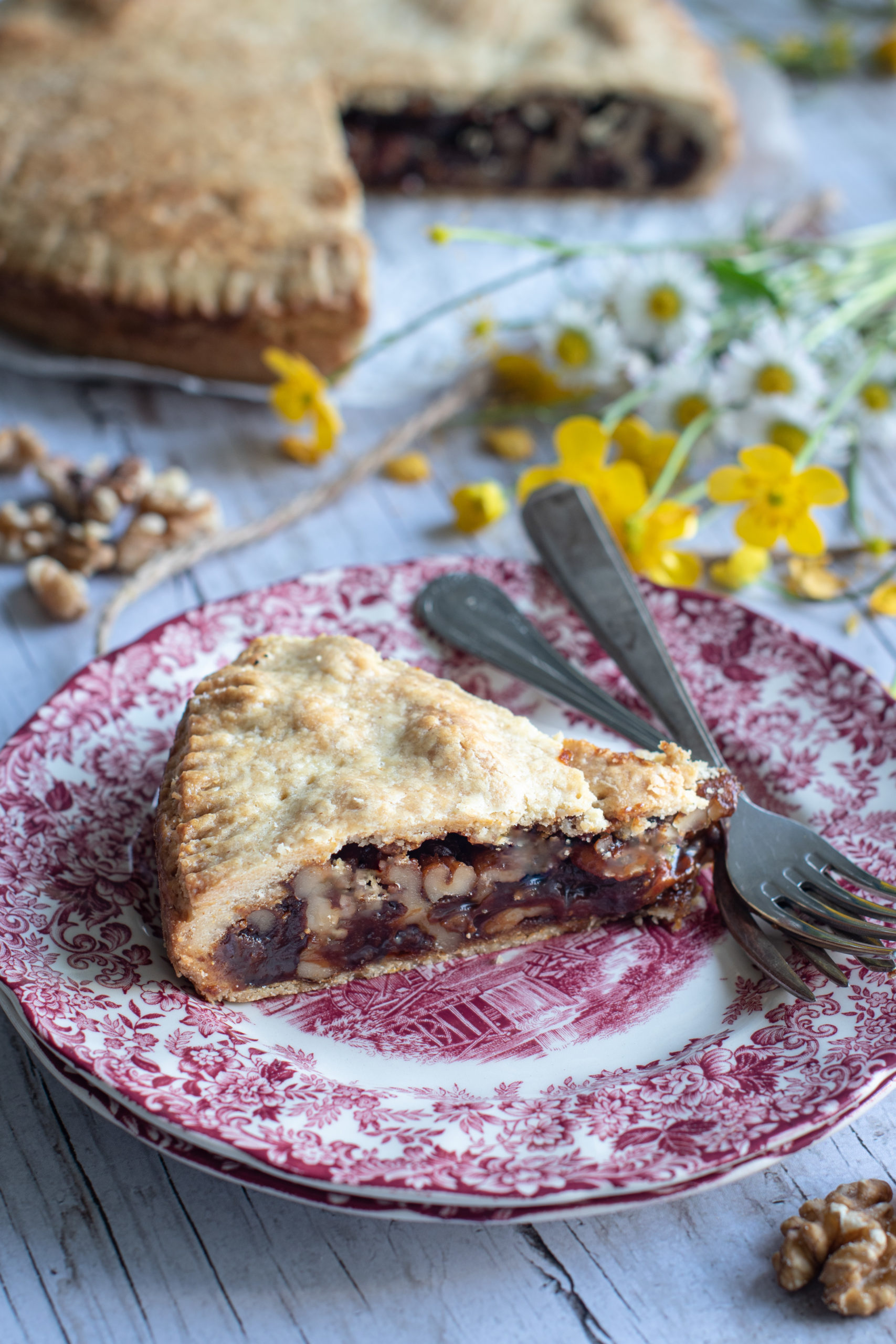 GATEAU AUX NOIX DES GRISONS (ENGADINER NUSSTORT)