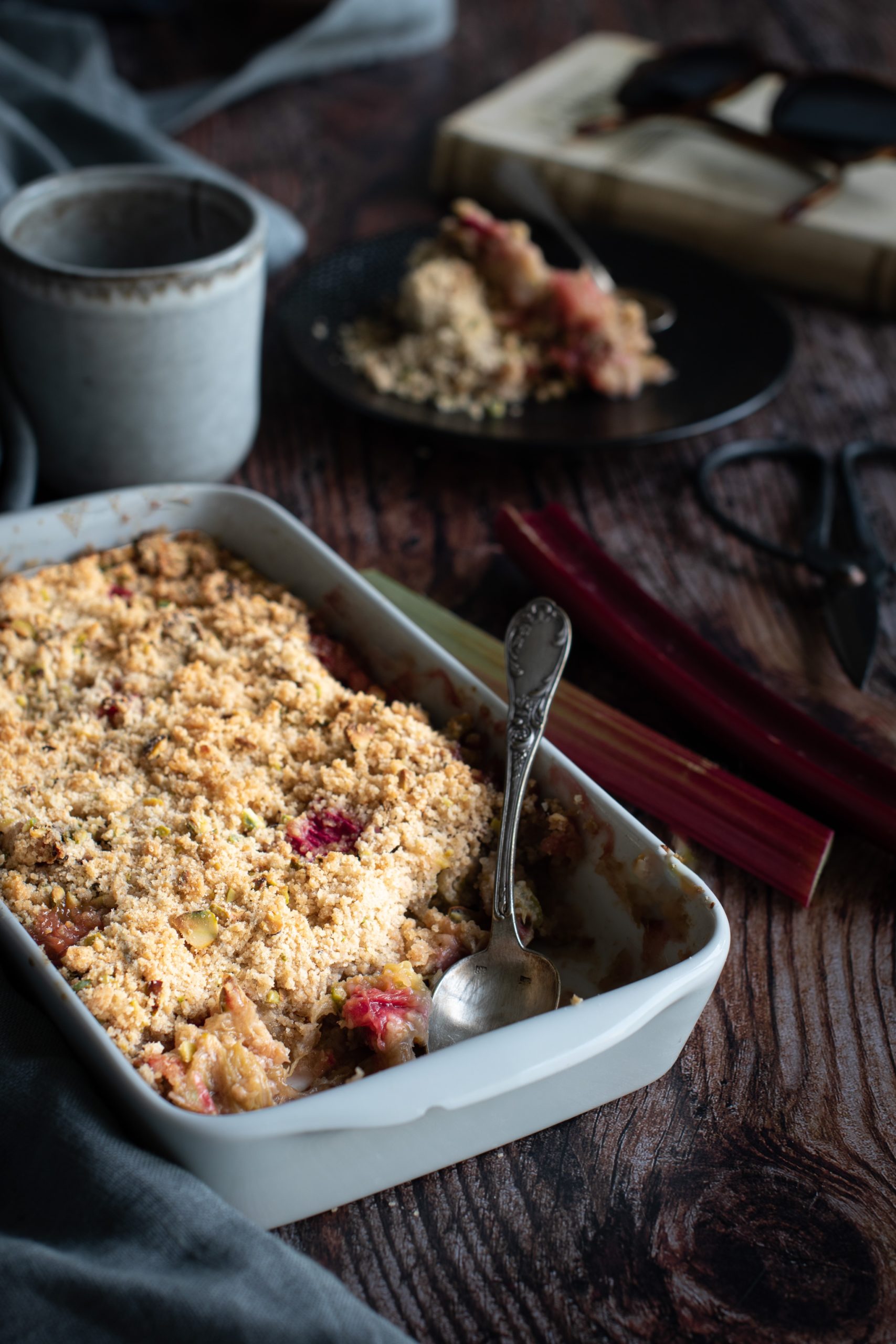 CRUMBLE A LA RHUBARBE