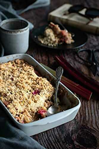 CRUMBLE A LA RHUBARBE