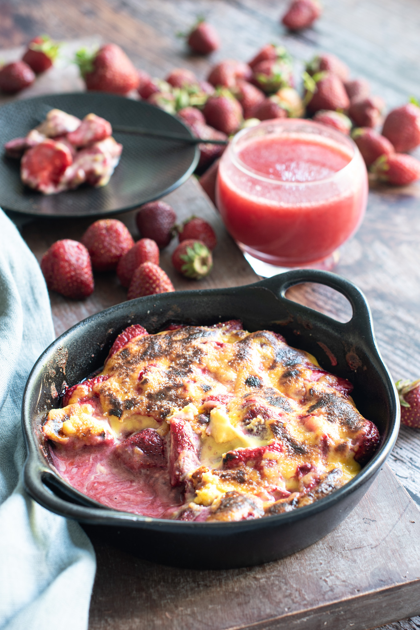 GRATIN AUX FRAISES