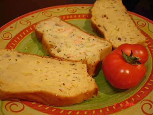 Cake au saumon et graines de pavot