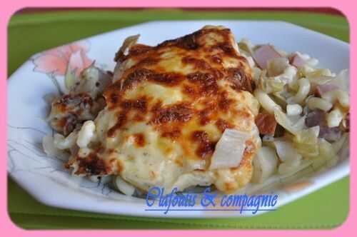 Chicons au Gratin & Coquillettes