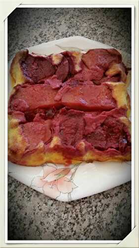 Clafoutis aux Prunes & Nectarine