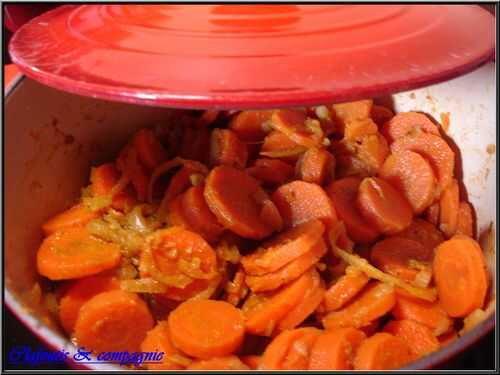 Cocotte de carottes épicées façon Cyril Lignac