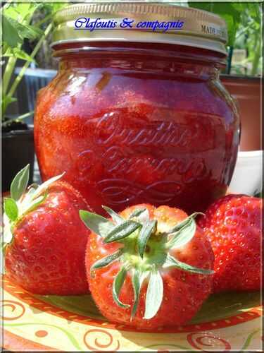 Confiture aux fraises