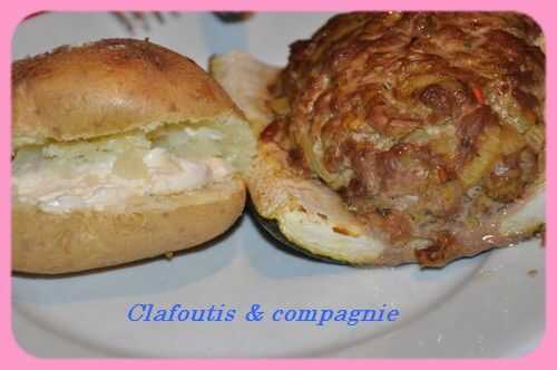 Courgette Farcie à La Dinde & Philadelphia Sweet Chilli