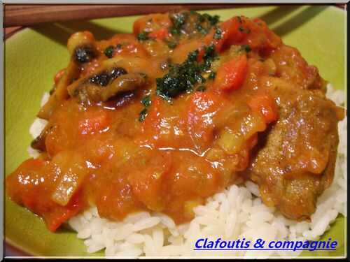 Curry de volaille dans l'actifry