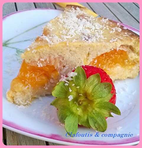 Gâteau à l'Avoine , Abricots & Nectarine