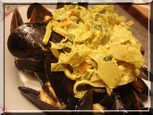 Moules au philadelphia