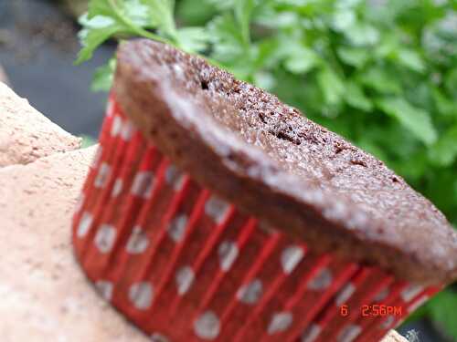 Muffins au chocolat et sa surprise...