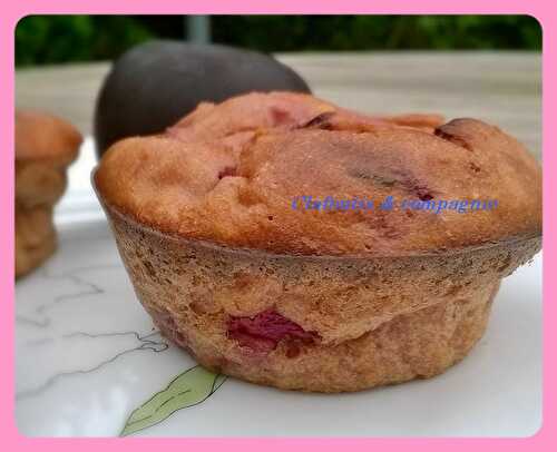 Muffins aux Flocons d'Avoine & Compotée de Prunes
