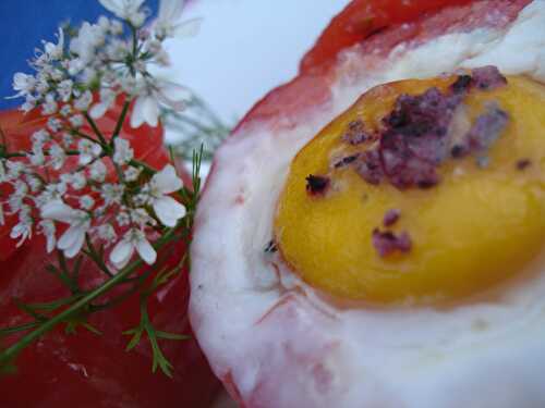 Oeuf cocotte au rouge de sel