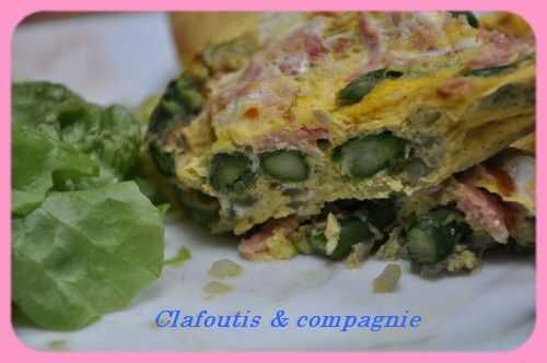 Omelette aux Asperges Vertes