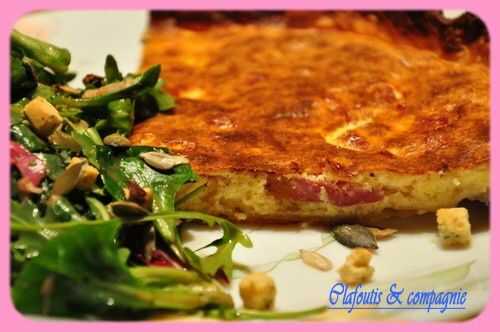 Quiche au Fromage Blanc-Bacon & WW
