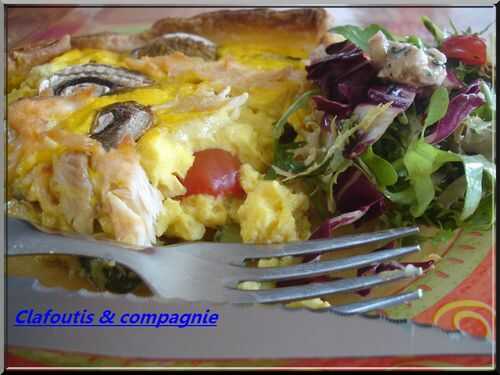 Quiche safrannée