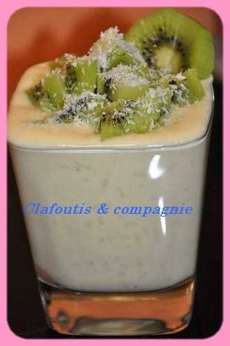 Riz au Fromage Blanc au Kiwi