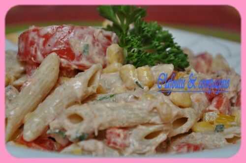 Salade de penne au thon