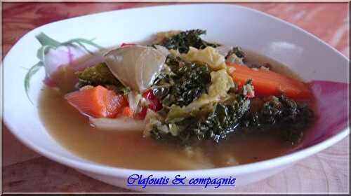 Soupe au chou vert