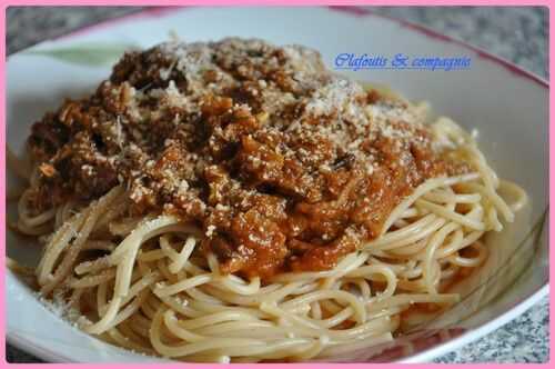 Spaghetti à la Bolognaise épicée 2èm Version