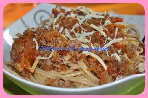 Spaghetti Bolo à ma Façon