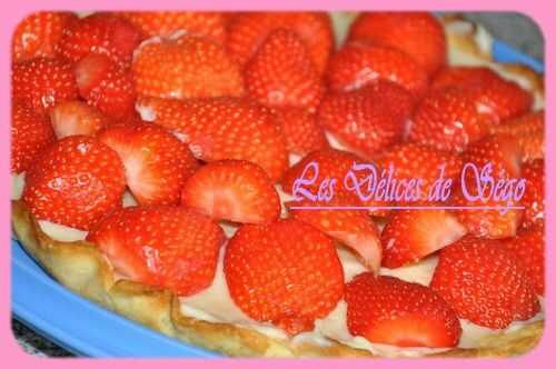 Tarte aux Fraises Belge