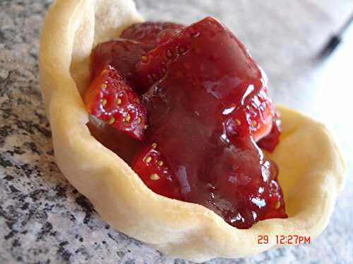 Tartelettes aux Fraises