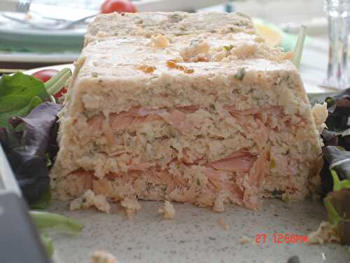 Terrine aux 2 saumons