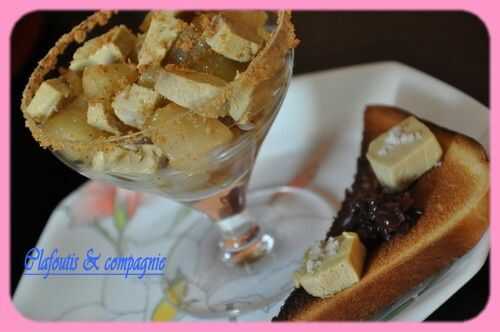 Verrine Poire & Foie Gras