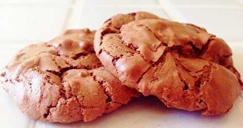 Biscuits soufflés au chocolat, sans farine, sans beurre et sans reproche
