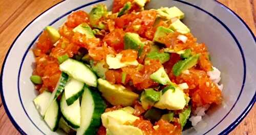 Chirashi au Tartare de Saumon épicé