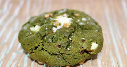 Délicieux Cookies au Matcha et au Chocolat blanc