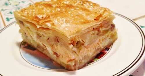 Feuilleté de Saumon aux Poireaux