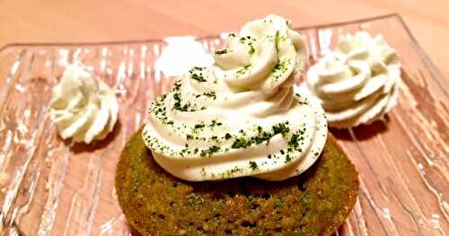 Financiers au Matcha, ganache montée au chocolat blanc