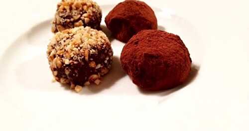 Mes truffes au chocolat