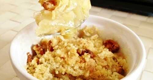 Mon Crumble aux pommes