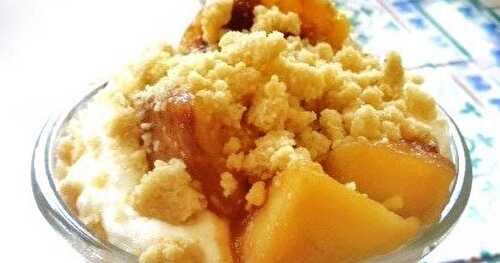 Mousse aux Pommes Tatin et son crumble