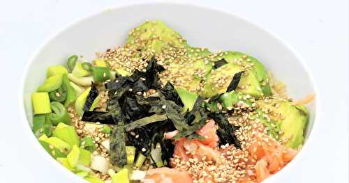 Riz au beurre de Miso, Algues Nori et Avocat (IG bas)