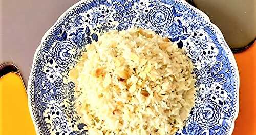 Riz au Lait de Coco (recette salée)