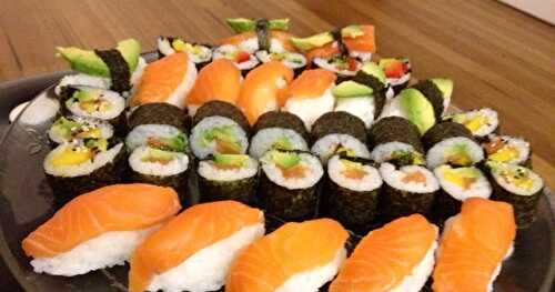 Sushi, Maki et Chirashi maison