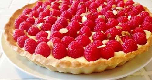 Tarte aux framboises