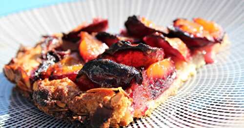 Tarte Rustique aux Fruits d'Eté (Quetsches, Prunes, Abricots ou Pêches)