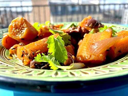 « Tajine » de Carottes Confites aux Olives (IG Bas)