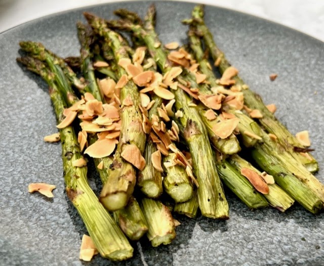 Asperges Rôties aux Amandes (IG Bas)