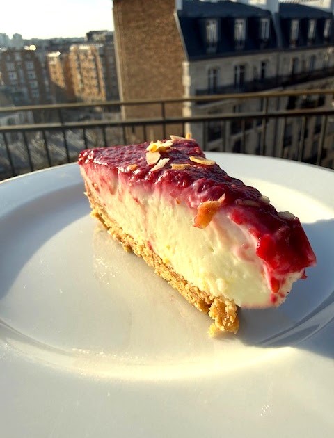 Tarte Express Citron / Framboises, mi Tarte-mi-Cheesecake!