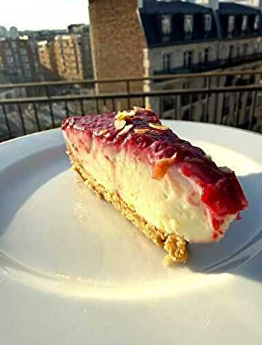 Tarte Express Citron / Framboises, mi Tarte-mi-Cheesecake!