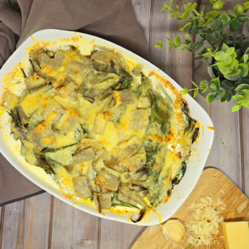 Gratin de blettes au comté